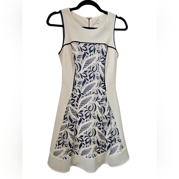 Sugarlips Dresses & Skirts - Sugarlips Mini Dress Sleeveless Skater Blue White Size XS